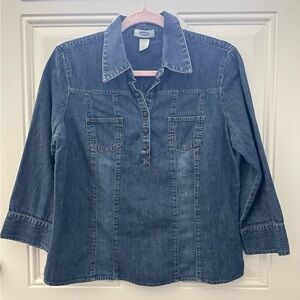 Old Navy Denim Button Down Shirt